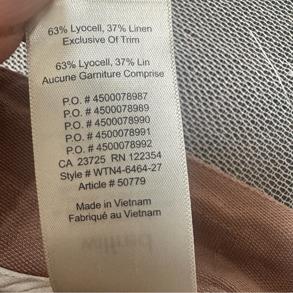 Aritzia Wilfred Linen Blend Allant Pant in
Nutmeg Sz 00 - Picture 9 of 10